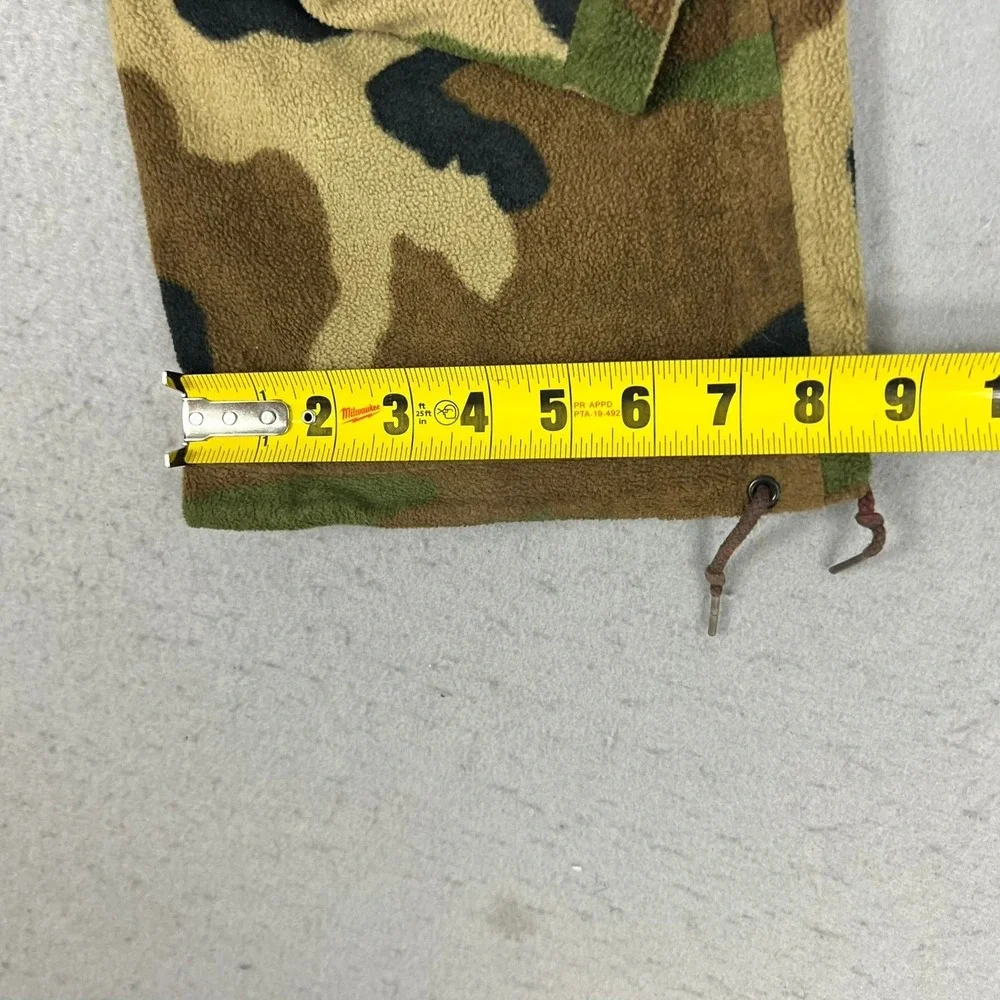 Remington Gore-Tex Fleece Camo Pants Mens Large Woodland Camouflage Hunting USA